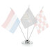 PIED CHROME - POUR 3 DRAPEAUX