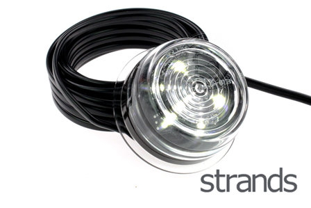 STRANDS - VIKING LAMPE DE MARQUEUR LAT&Eacute;RAL &Agrave; LED - BLANC