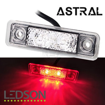 LEDSON - Astral - EASY FIT FEU DE POSITION &Agrave; LED - ROUGE