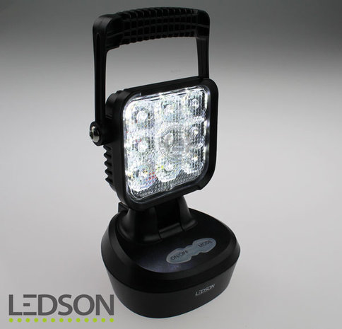 LEDSON - LAMPE DE TRAVAIL PORTABLE AVEC FONCTION FLASH 18W (rechargeable)