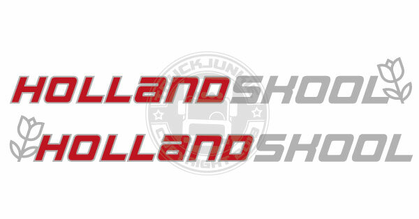 HOLLANDSKOOL - AUTOCOLLANT BICOLORE