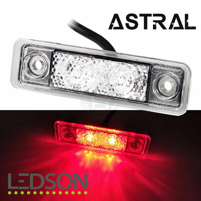 LEDSON - Astral - EASY FIT FEU DE POSITION &Agrave; LED - ROUGE