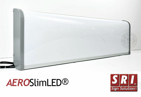 aeroslim led sign SRI 30 x 105 cm