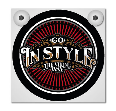 GO IN STYLE - VIKING WAY - LIGHTBOX DELUXE - PLAQUE AVANT L&Acirc;CHE