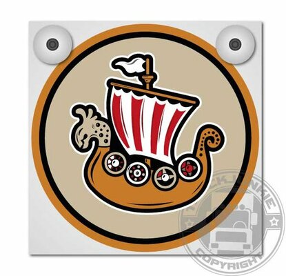 DRAKKAR SHIP - LIGHTBOX DELUXE - PLAQUE AVANT L&Acirc;CHE