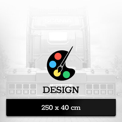 BAVETTE 250 X 40CM - DESIGN PERSONNALIS&Eacute;