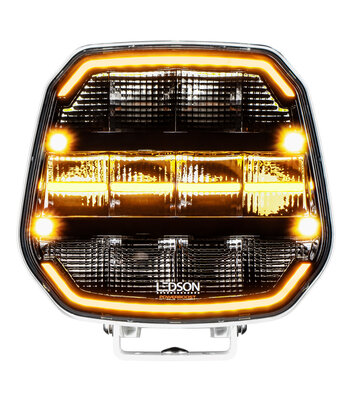 Feu auxiliaire Ledson Epix9+ Strobe &agrave; faisceau large 9&quot; (blanc ivoire, Powerboost)