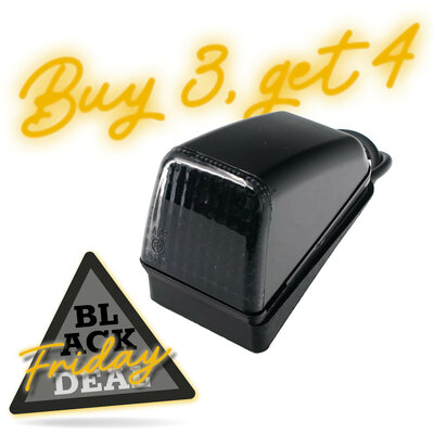 LAMPE DE DESSUS VOLVO BASE PLATE - HALOG&Egrave;NE - BLANC - LENTILLE FUM&Eacute;E FONC&Eacute;E