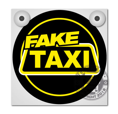 FAKE TAXI - LIGHTBOX DELUXE - KIT PLAQUE AVANT