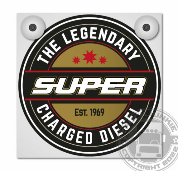 THE LEGENDARY NEW - SUPER CHARGED DIESEL - LIGHTBOX DELUXE - PLAQUE AVANT L&Acirc;CHE