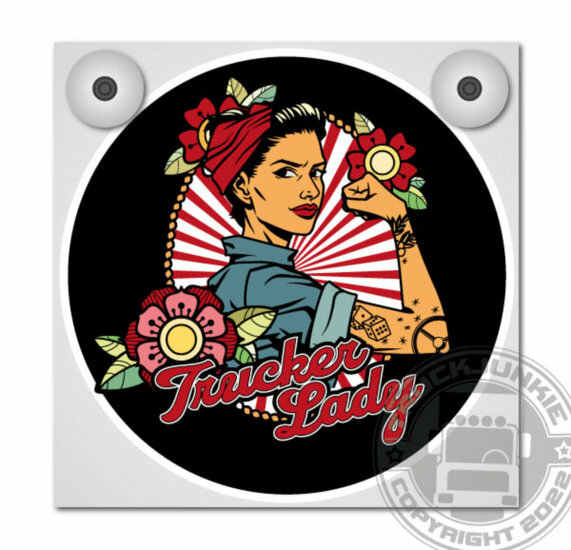 TRUCKER LADY - TATTOO/ROSES - LIGHTBOX DELUXE - KIT PLAQUE AVANT