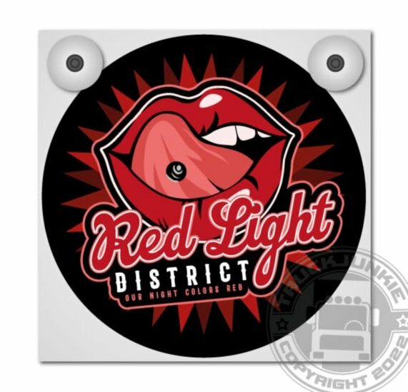 RED LIPS - REDLIGHT DISTRICT - LIGHTBOX DELUXE - KIT PLAQUE AVANT