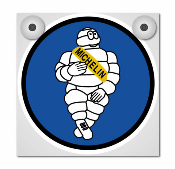 MICHELIN BIBENDUM OLDSKOOL - LIGHTBOX DELUXE - PLAQUE AVANT L&Acirc;CHE