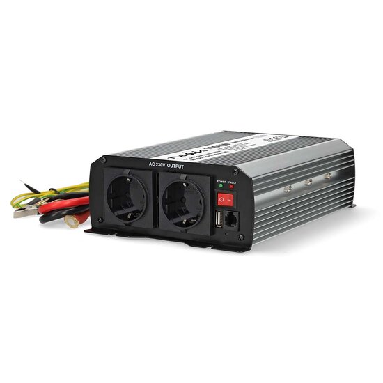 ONDULEUR NEDIS ONDE SINUSO MODIFI&Eacute;E 24V 1000W | PUISSANCE DE Cr&ecirc;te 2000W