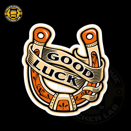 Good Luck - Autocollant imprim&eacute; complet