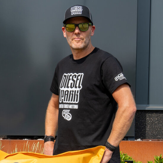 T-SHIRT TRUCKJUNKIE Dieselpark Noir