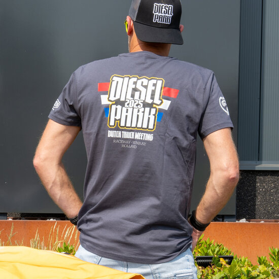 T-shirt Dieselpark TRUCKJUNKIE 2025 - Gris