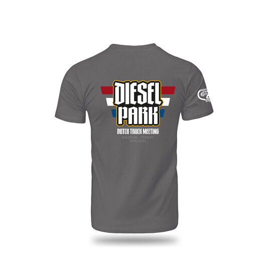 T-shirt Dieselpark TRUCKJUNKIE 2025 - Gris