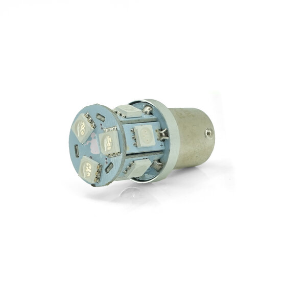 ROUGE - 9xSMD LED 10-30V - BA15s