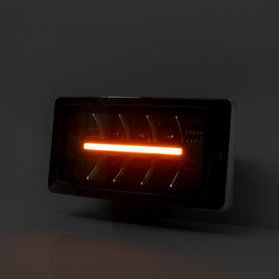 M-LED Classic 220 Projecteur longue port&eacute;e &ndash; Double veilleuse (bande)