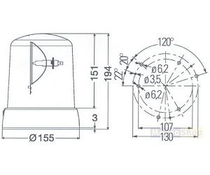 BALISE - HELLA KL7000F 24V