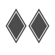 HOEKSCHILD STICKER RUITVORM
