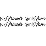 NO FRIENDS ONLY FANS - JEU D&#039;AUTOCOLLANTS