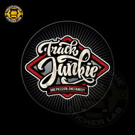 Truckjunkie - Red Wyber - Autocollant imprim&eacute; complet
