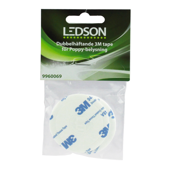 LEDSON - RUBAN ADHÉSIF DOUBLE FACE POUR POPPY LED (LOT DE 3)