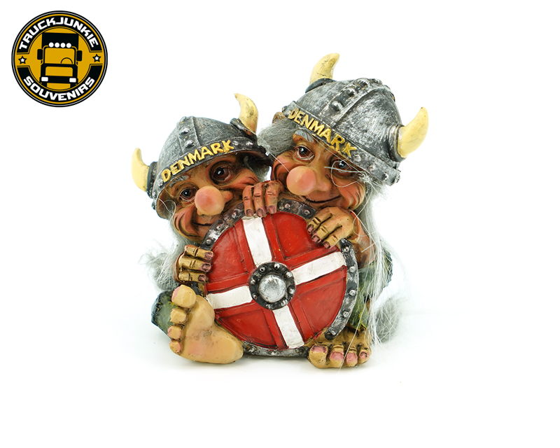 Deense trollen acter schild