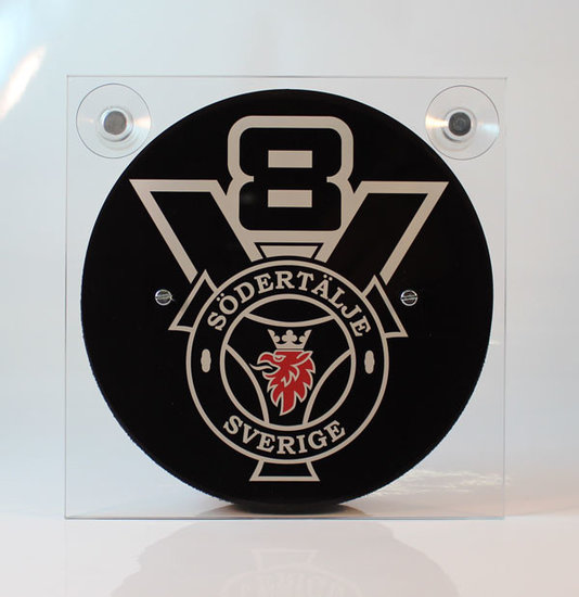 V8 SÖDERTÄLJE-SVERIGE - LIGHTBOX DELUXE - PLAQUE AVANT LÂCHE