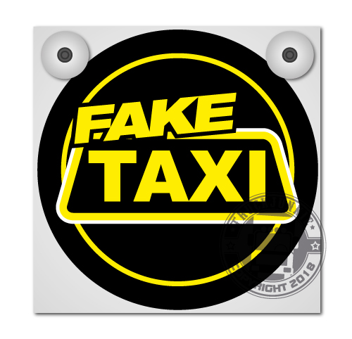 FAKE TAXI - LIGHTBOX DELUXE - PLAQUE AVANT LÂCHE