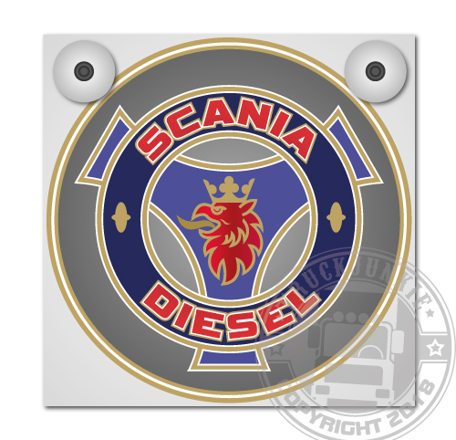 SCANIA DIESEL GRIFFIN - LIGHTBOX DELUXE - PLAQUE AVANT LÂCHE
