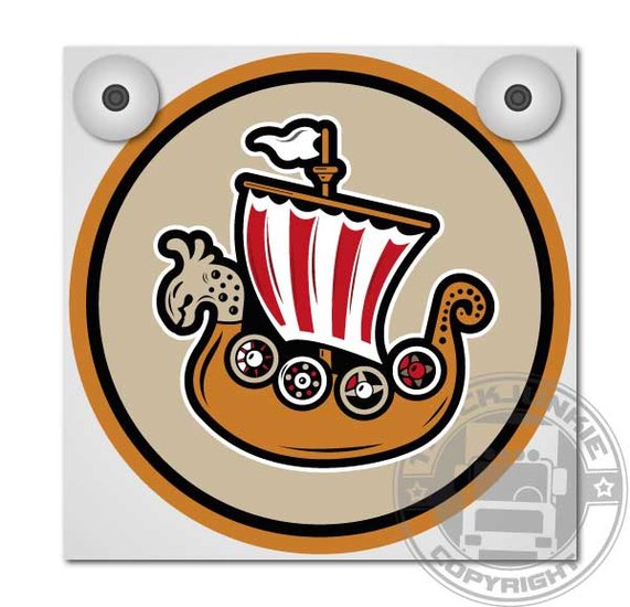 DRAKKAR SHIP - LIGHTBOX DELUXE - PLAQUE AVANT LÂCHE