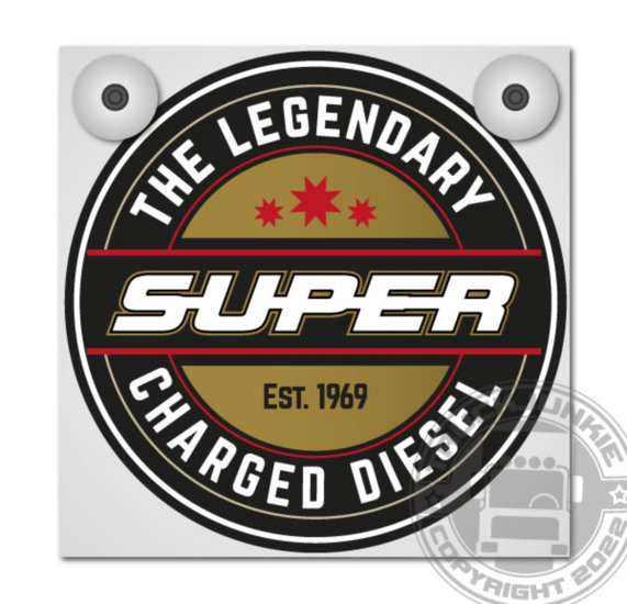THE LEGENDARY NEW - SUPER CHARGED DIESEL - LIGHTBOX DELUXE - PLAQUE AVANT LÂCHE