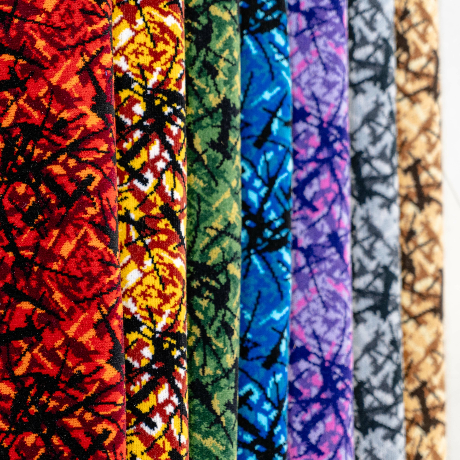 deense pluche stof voor truck interieur