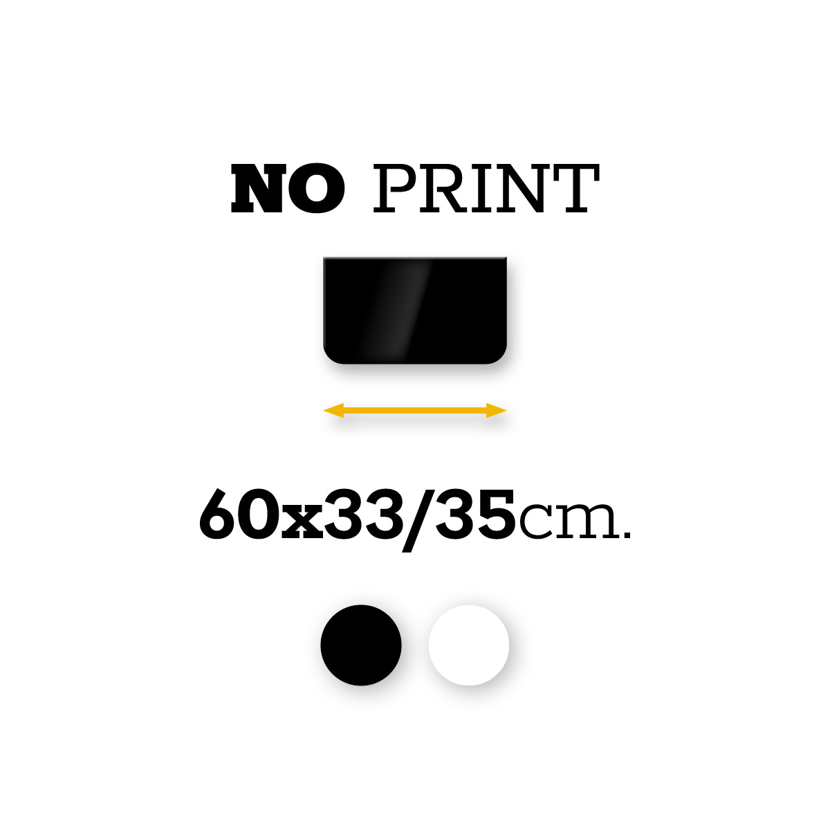 BAVETTE SANS IMPRESSION 60 x 35 cm