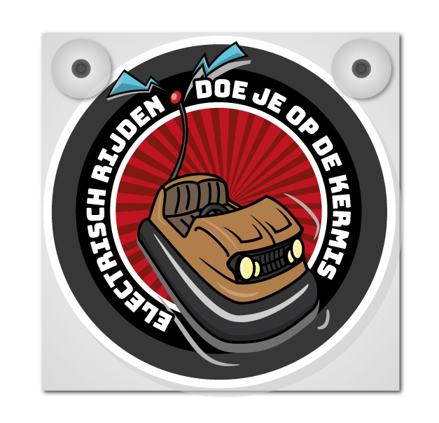 ELEKTRISCH RIJDEN NL - ENSEIGNE LUMINEUSES - PLAQUE AVANT LÂCHE
