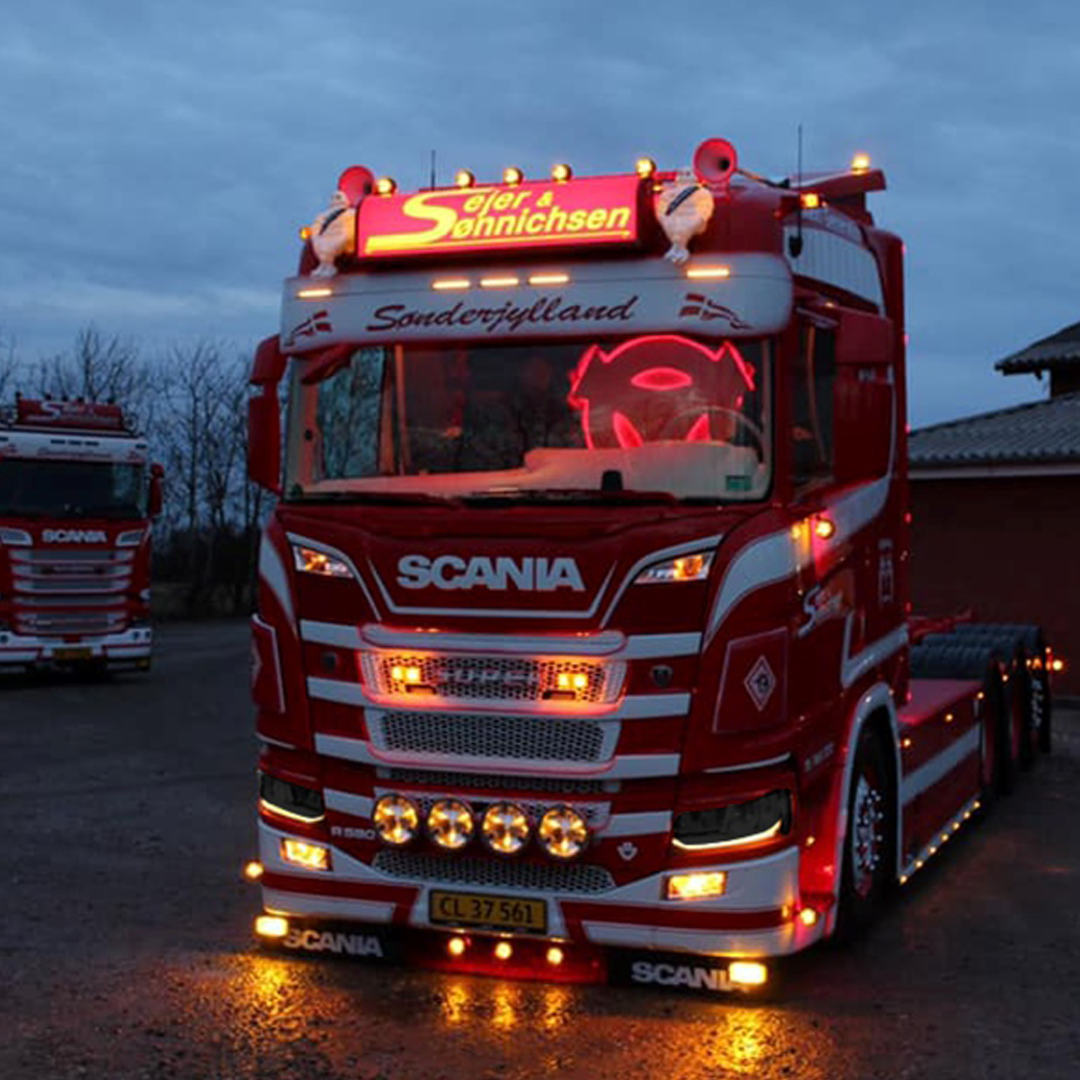DUAL COLOR + FLASH - FEU DE POSITION SUPPLÉMENTAIRE - FEUX DE BROUILLARD LED SCANIA 2016+