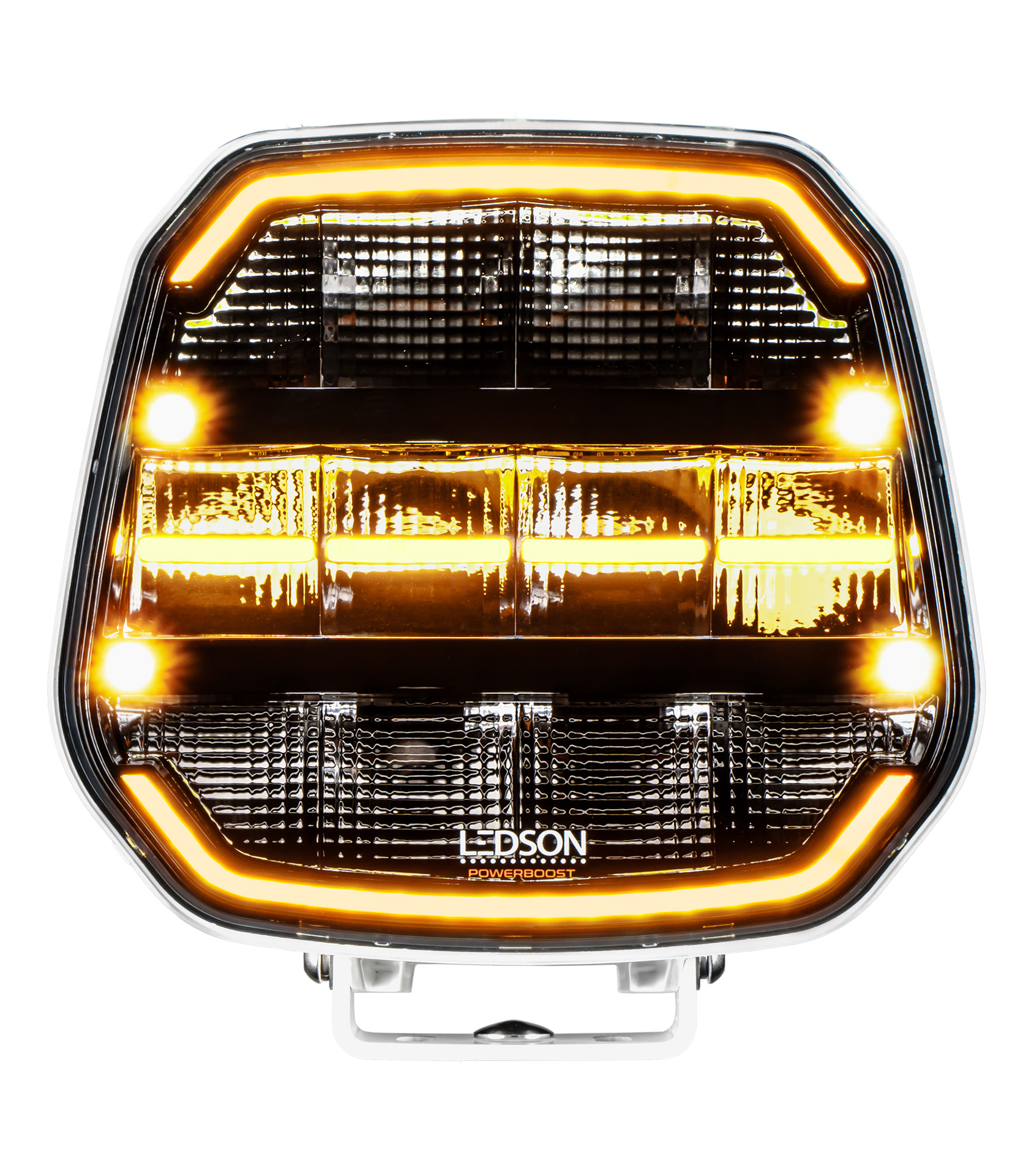 Feu auxiliaire Ledson Epix9+ Strobe à faisceau large 9" (blanc ivoire, Powerboost)