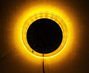 ORANGE - EMBLÈME ILLUMINÉ - UNIVERSEL - 24V