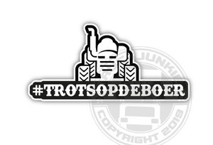 #TROTSOPDEBOER - FULL PRINT STICKER