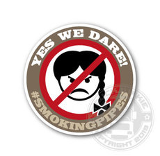 #SMOKINGPIPES - YES WE DARE! - FULL PRINT STICKER