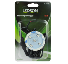 LEDSON - POPPY LED LIGHT- ROUGE - CONNEXION DIRECTE - 10-40V