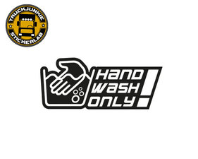 HAND WASH ONLY!  - AUTOCOLLANT