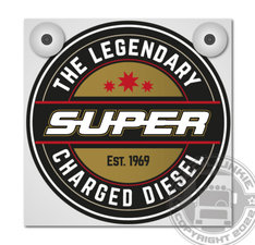 THE LEGENDARY *NEW* - SUPER CHARGED DIESEL - ENSEIGNE LUMINEUSES