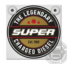 THE LEGENDARY *NEW* - SUPER CHARGED DIESEL - ENSEIGNE LUMINEUSES