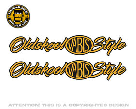 OLDSKOOL VABIS STYLE - 2-COLORES AUTOCOLLANT