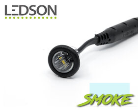 ENCASTRÉ ROND Ø 28MM - VERRE SMOKE / XENON BLANC