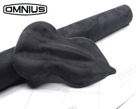 OMNIUS  - ADHESIVE WRAP FABRIC - ALCANTARA - CHARBON